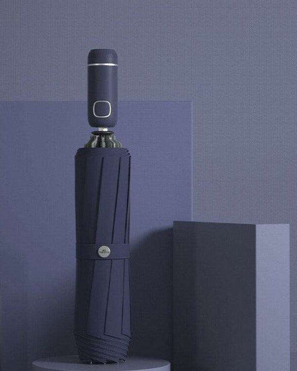 Smart Safety LED Reverse Folding Weatherproof Umbrella
