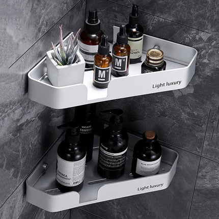 Stylish Rust-Proof Aluminum Bathroom Caddy with Superior Water Drainage