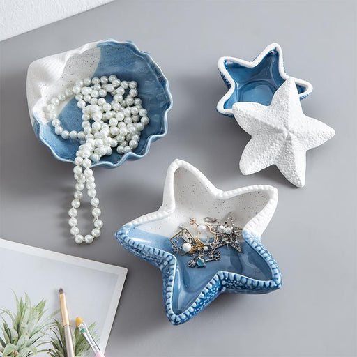 Elegant Nordic-Style Porcelain Jewelry Tray