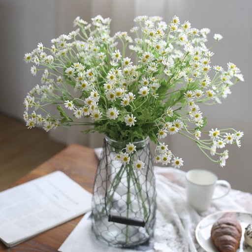 Chamomile Daisy Cluster Bouquet - Set of 30 Mini Flowers
