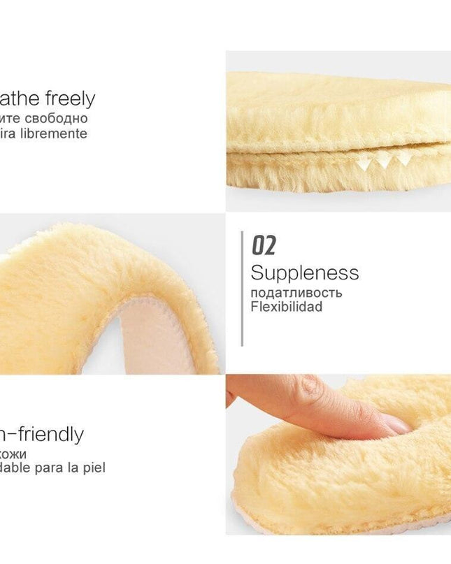 Supreme Comfort Heated Sheepskin Insoles: Keep Your Feet Warm and Cozy All Winter Long