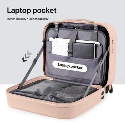 Sleek and Stylish Women's Premium Patent Spinner Carry-On for Modern Travelers