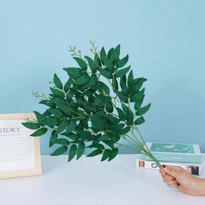 Opulent Silk Willow Arrangement - Refined Foliage for Elegant Spaces
