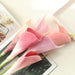 Elegant Set of 5 PU Calla Lily Stems - Realistic 65cm Faux Flowers