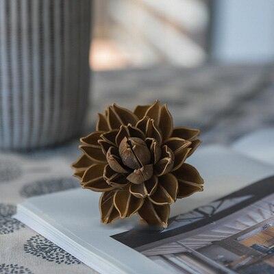 Lotus Handcrafted from Natural Dried Pressed Blooms for Home Interiors