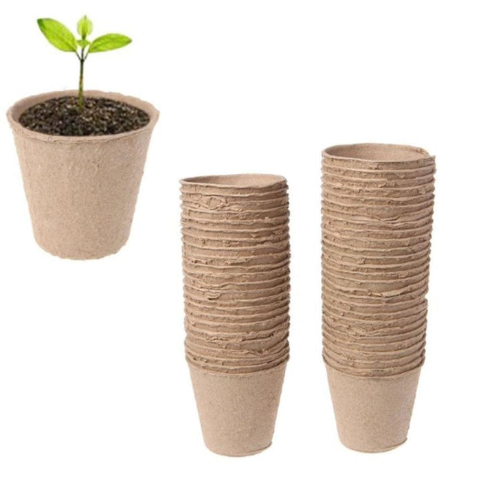 Organic Nursery Paper Peat Pots for Healthy Seedling Growth