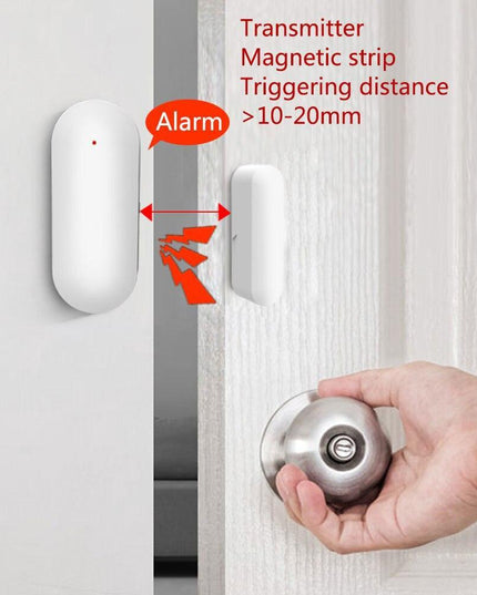 WiFi Door Sensor for Smart Homes - Voice Control Compatible with Alexa & Google Assistant