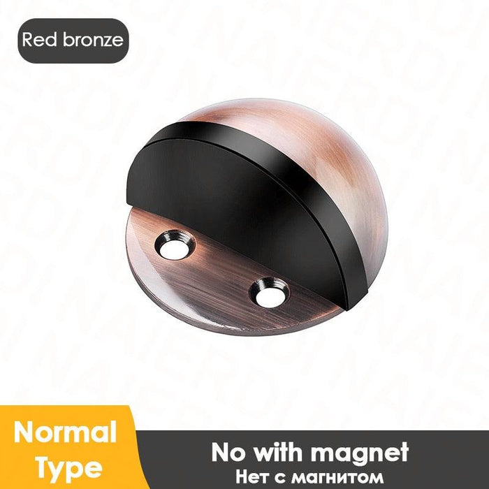 WhisperGuard Magnetic Door Stopper Kit - Premium Stainless Steel Build, Silent Installation for Serene Living Space