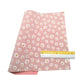 Radiant Gold Heart & Daisy Faux Leather Crafting Sheets - Premium Quality for Creative Endeavors