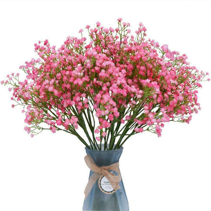 Lifelike Silk Baby's Breath Floral Stems for Exquisite Home Décor and Crafting