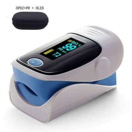Compact Dual-Color OLED Finger Pulse Oximeter for Accurate Health Tracking