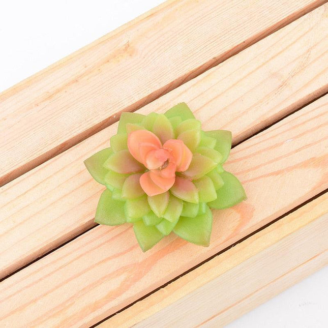 Lotus Oasis Lifelike Faux Succulent: Effortless Indoor Decoration