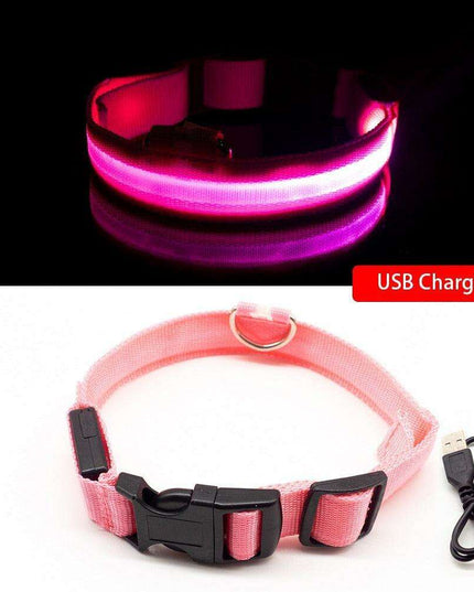 Illuminate & Protect: Rechargeable Waterproof LED Dog Collar for Enhanced Nighttime Safety