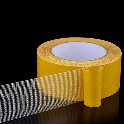 High-Strength Double-Sided Grid Fiber Adhesive Tape for Versatile Bonding