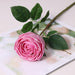 Elegant 5-Piece Realistic Rose Artificial Flowers Bouquet with Moisturizing Simulation