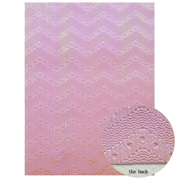 Chunky Pink Glitter Faux Leather Sheets - Creative Crafters' Essential