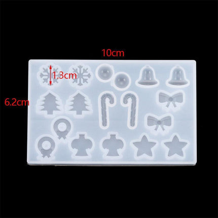 Charming Snowflake DIY Craft Set for Unique Christmas Jewelry and Ornaments