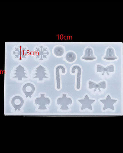 Charming Snowflake DIY Craft Set for Unique Christmas Jewelry and Ornaments