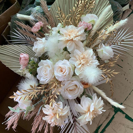 Chic Pampas Grass Wedding Backdrop Kit for Custom DIY Decorations