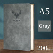 Luxurious A5 Leather-bound Journal: 200 Pages for Creative Expression