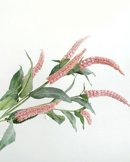 Elegant Sage Grass Faux Floral Arrangement - Set of 5 Realistic Stems