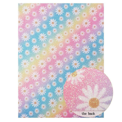 Sparkling Pink Faux Leather Crafting Sheets - Elevate Your DIY Projects