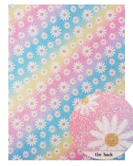 Sparkling Pink Faux Leather Crafting Sheets - Elevate Your DIY Projects