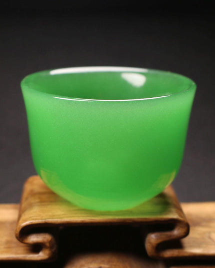 Jade Serenity Tea Infusion Set - Luxurious Single Cup Collection for Tailored Enjoyment