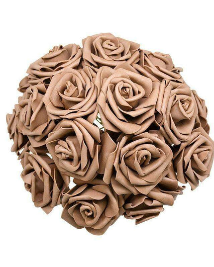 Chic 24-Piece Foam Rose Arrangement: Ideal for Home and Event Styling