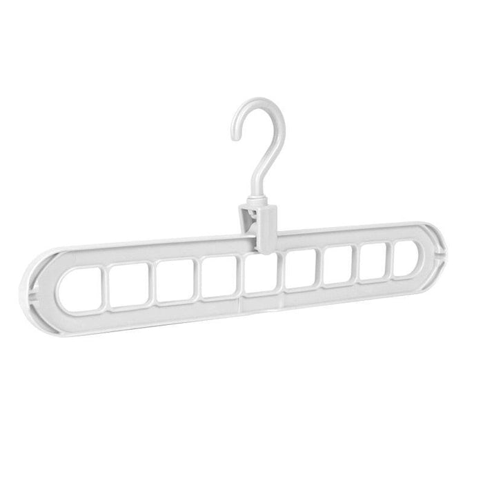 Chic Circular 9-Hole Plastic Closet Organizer