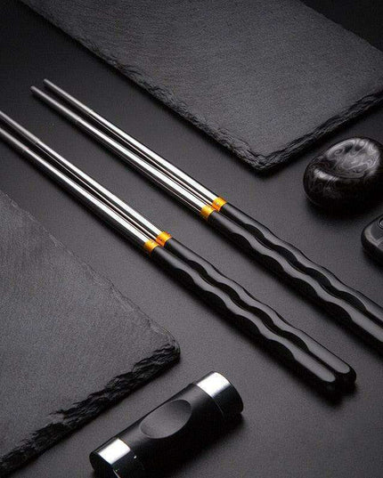 Elegant Stainless Steel Chopsticks - Enhance Your Dining Experience