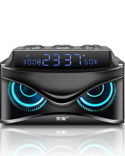 All-in-One Bluetooth Speaker with Alarm Clock & Subwoofer: Your Ultimate Audio Experience