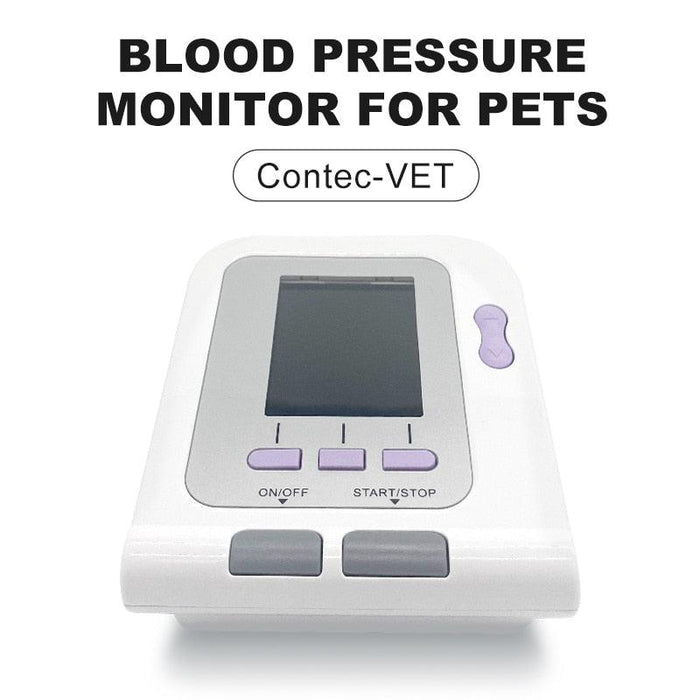 Veterinary Health Monitor Kit with Blood Oxygen Probe and Variable Cuff Sizes