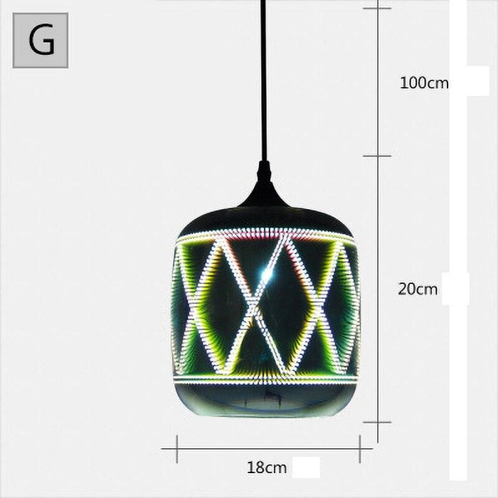 Starry Sky Celestial Glass Pendant Lights