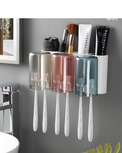 Family-Friendly Toothbrush Holder - Ultimate Bathroom Organizer for Shared Spaces
