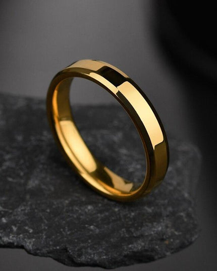 Eternal Connection Personalized Stainless Steel Women's Ring - Custom Engraved Love Keepsake with Names