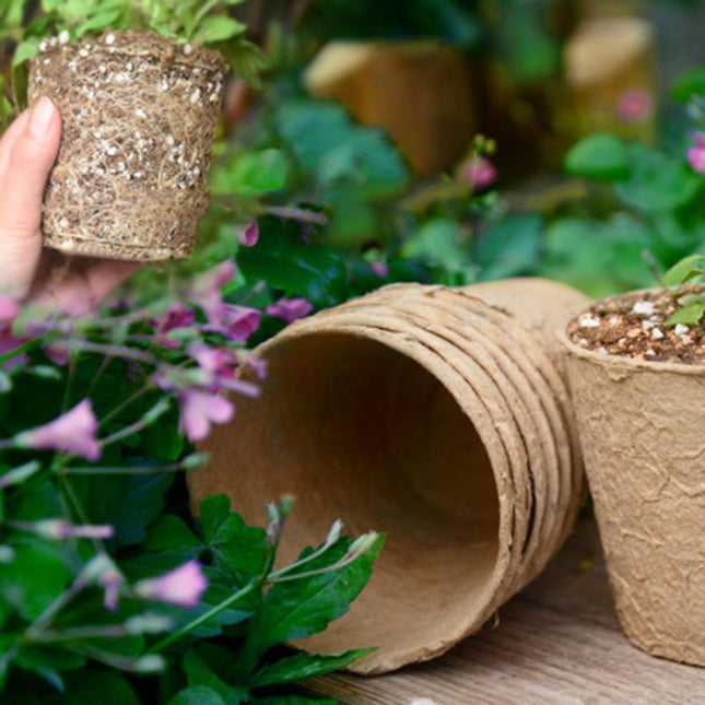 Eco-Friendly Peat Pot Seedling Kit: Grow Green with Biodegradable Planters