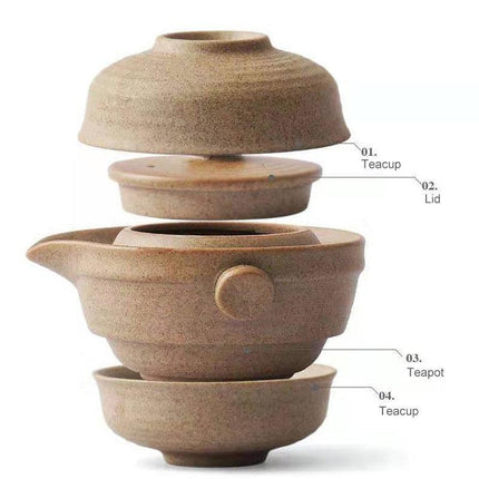 Elegant Explorer's Tea Set for the Discerning Traveler