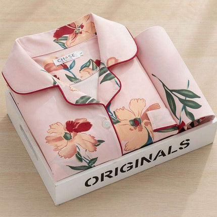 Playful Polka Dot Pajama Set with Fun Cartoon Trousers