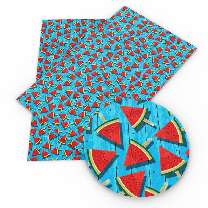 Vibrant Geometric Floral Faux Leather Craft Sheet - Elevate Your DIY Projects