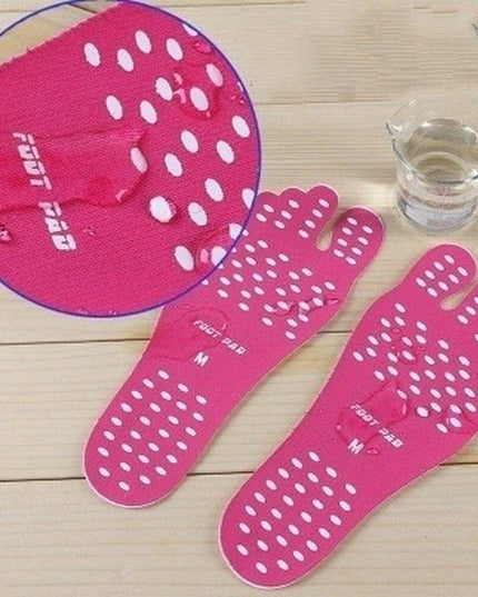 Ultimate Beach Footwear: Comfort and Stability with Adhesive Soles