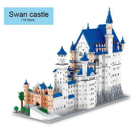 Swan Castle 11810-Piece Creative Building Block Set for Imaginative Play