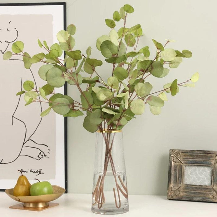 Eucalyptus Greenery Delight - Realistic Faux Plant for Vibrant Interiors