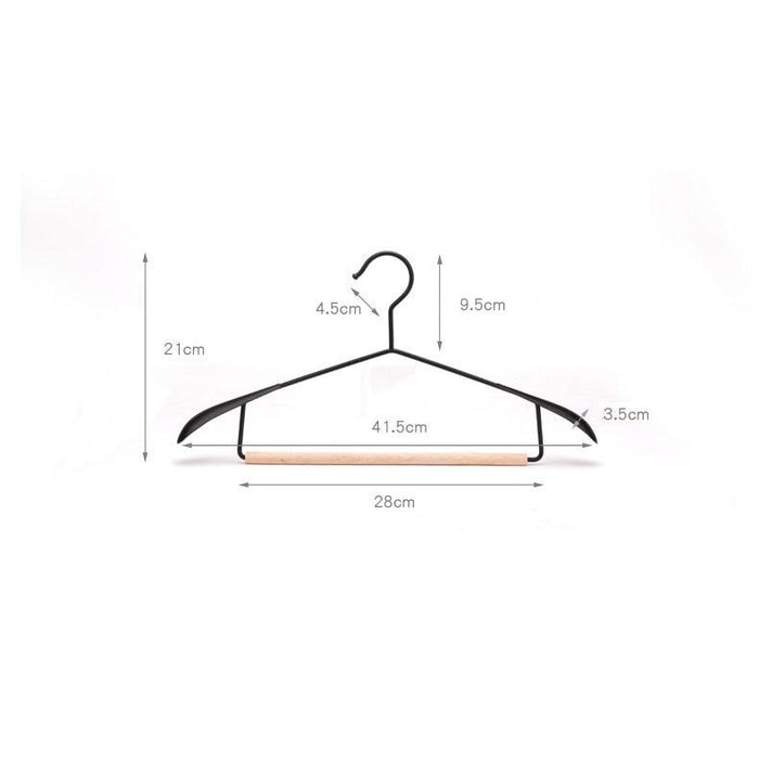 Coat Hangers with Wide Shoulders and Non-Slip Foam Coating