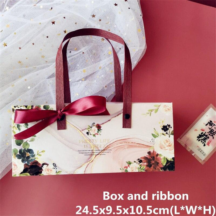Sophisticated Bundle of 5 Chic Cake Boxes for Special Celebrations