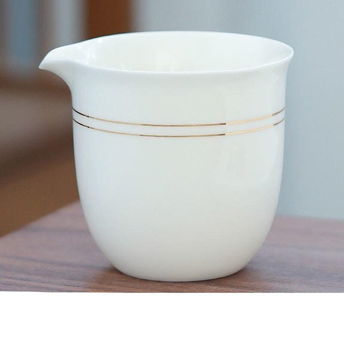Enhance Your Tea Enjoyment with Mutton Fat Jade Tea Cup - Stylishly Crafted & Perfectly Balanced