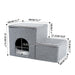 Luxurious Multi-Level Cat Tower: Stylish Oasis with Plush Beds and Sturdy Scratch Posts