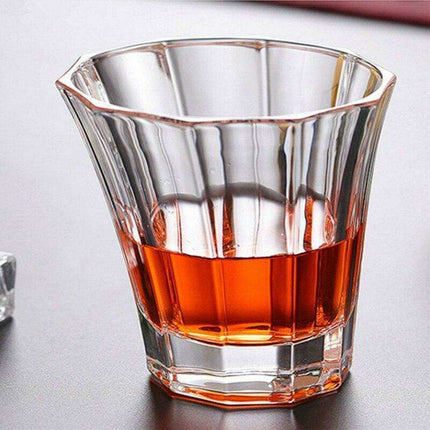 Opulent Crystal Drinkware Collection - Exquisite Whiskey and Wine Set