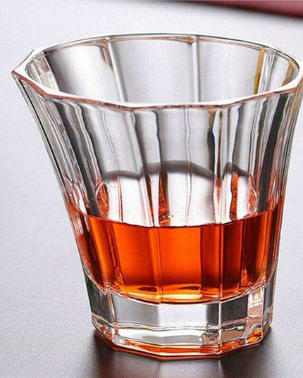 Opulent Crystal Drinkware Collection - Exquisite Whiskey and Wine Set