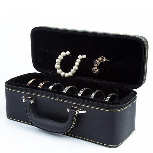 Elevate Your Jewelry Collection with the Multifunctional Jewelry Storage Box and Display Stand.